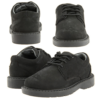 Black School Shoes for Boys