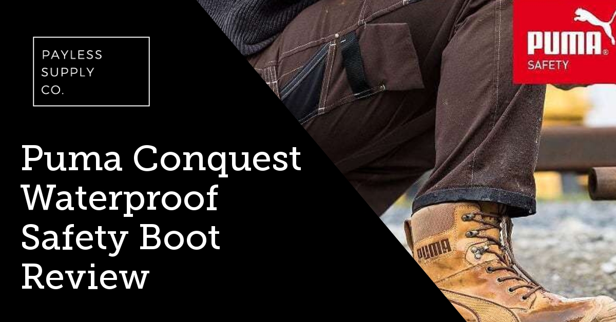puma conquest safety boot review