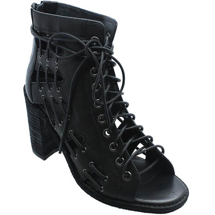 heeled boots lace up