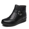 Black Casual Winter Boots
