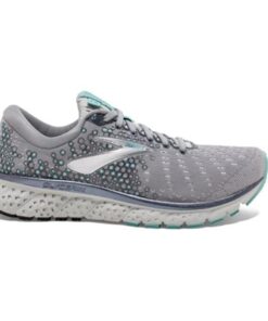 Brooks Glycerin 17 - Womens Running Shoes - Grey/Aqua/Ebony
