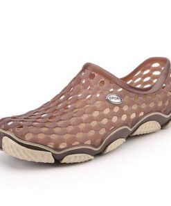 Men Soft Breathable Beach Sandals Outdoor Flat Casual Garden Shoes