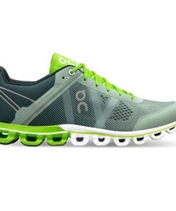 On Cloudflow - Mens Running Shoes - Moss/Lime