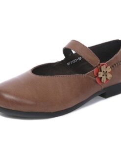 SOCOFY Flat Leather Shoes