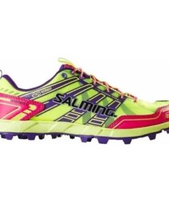 Salming Elements - Womens Trail Running Shoes - Yellow/Pink Glow