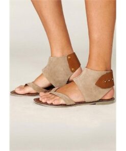 Splicing Flip Flop Flat Sandals