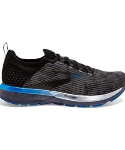 Brooks Ricochet 2 - Mens Running Shoes - Black/Grey/Blue