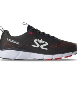 Salming EnRoute 3 - Mens Running Shoes - Forged Iron/White/New Orange