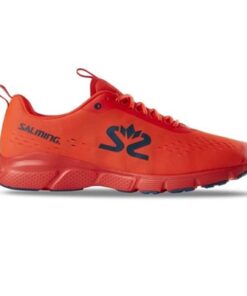 Salming EnRoute 3 - Mens Running Shoes - New Orange/Moroccan Blue
