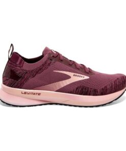 Brooks Levitate 4 - Womens Running Shoes - Nocturne/Coral/Zinfandel