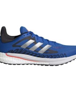 Adidas SolarGlide 3 - Mens Running Shoes - Football Blue/Silver Metal/Solar Red