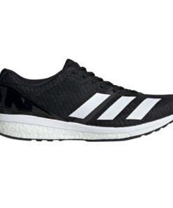 Adidas Adizero Boston 8 - Mens Running Shoes - Core Black/Footwear White/Grey