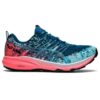 Asics Fuji Lite 2 - Womens Trail Running Shoes - Deep Sea Teal/Pure Silver
