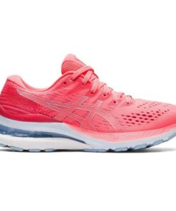 Asics Gel Kayano 28 - Womens Running Shoes - Blazing Coral/Mist