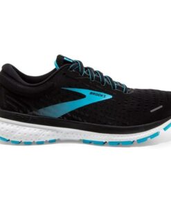 Brooks Ghost 13 - Womens Running Shoes - Black/Turquoise