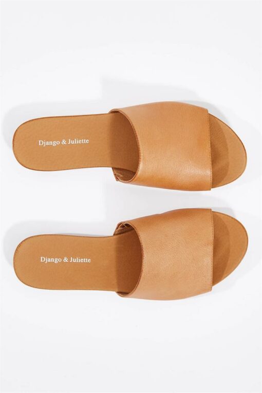 Django & Juliette Jallas Leather Flat Sandal
