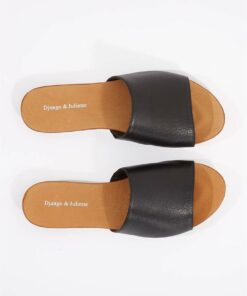 Django & Juliette Jallas Leather Flat Sandal